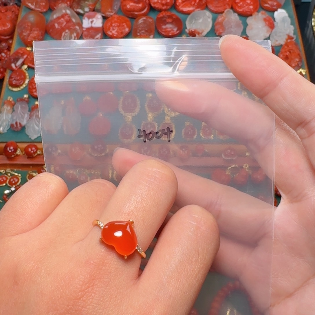 南红玛瑙南红银S925镶嵌