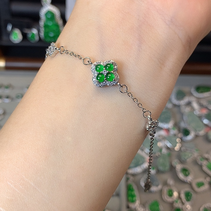 翡翠未镶嵌手链手链