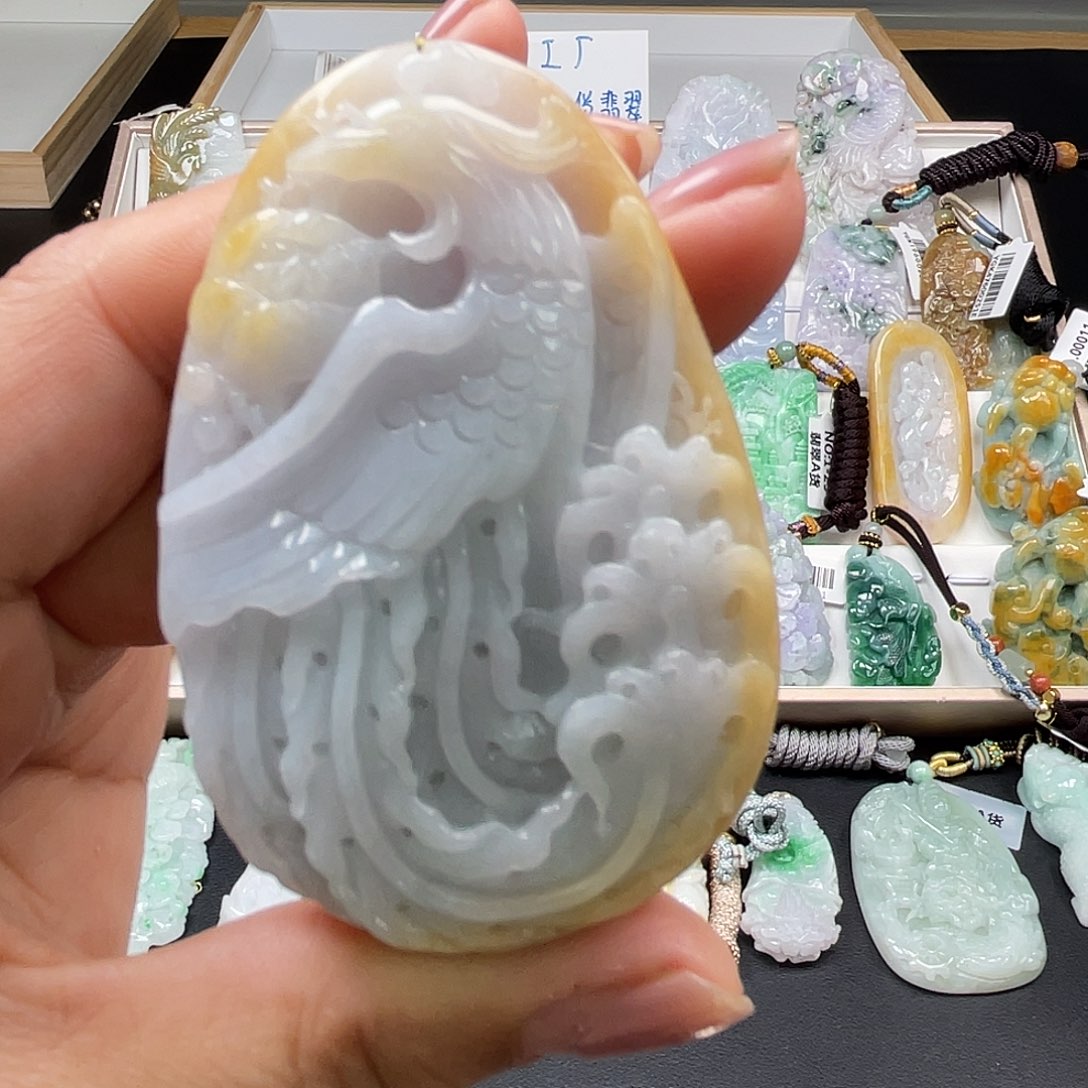 翡翠吊坠(不含链)未镶嵌