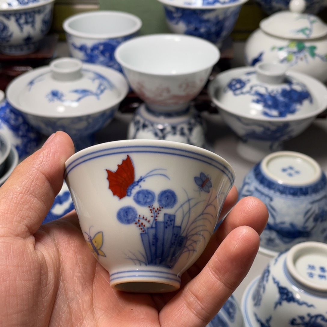 杯子景德镇陶瓷现代手工陶瓷茶具