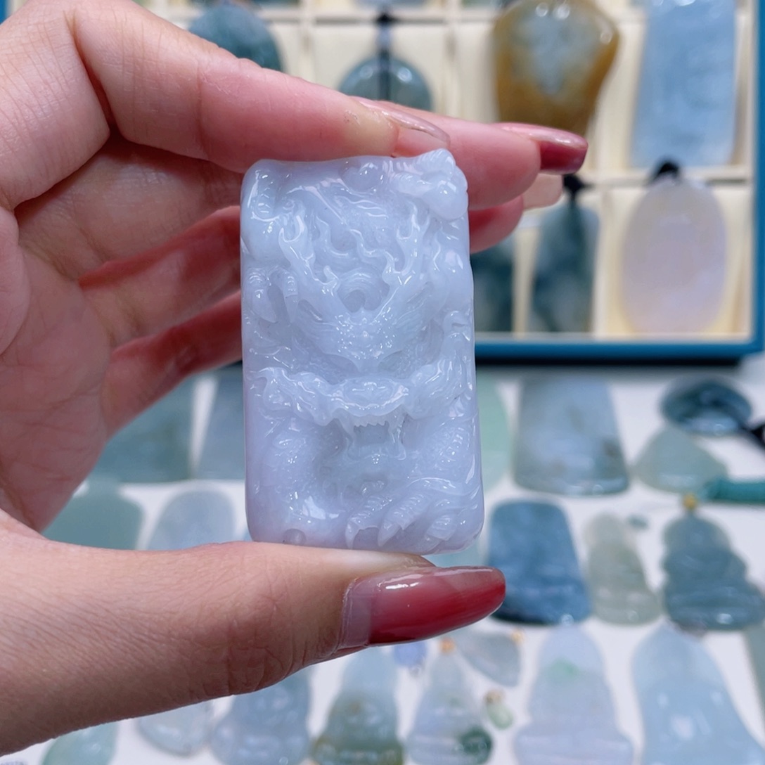 翡翠颈饰未镶嵌缅甸翡翠A货未镶嵌