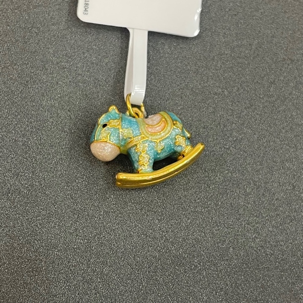 【莹莹专享】足金999 摇摇马（粉色马鞍） ZP 0.59 纳金添福