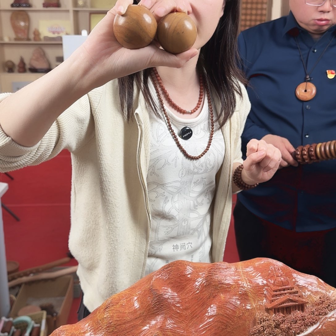 泗水砭石精品把玩手球