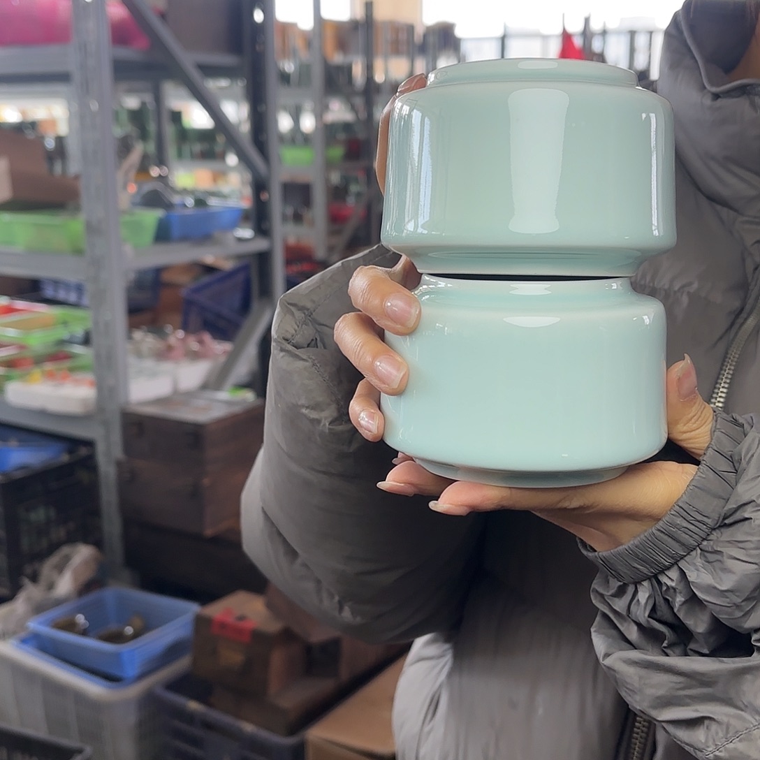 龙泉云间青瓷小米茶器