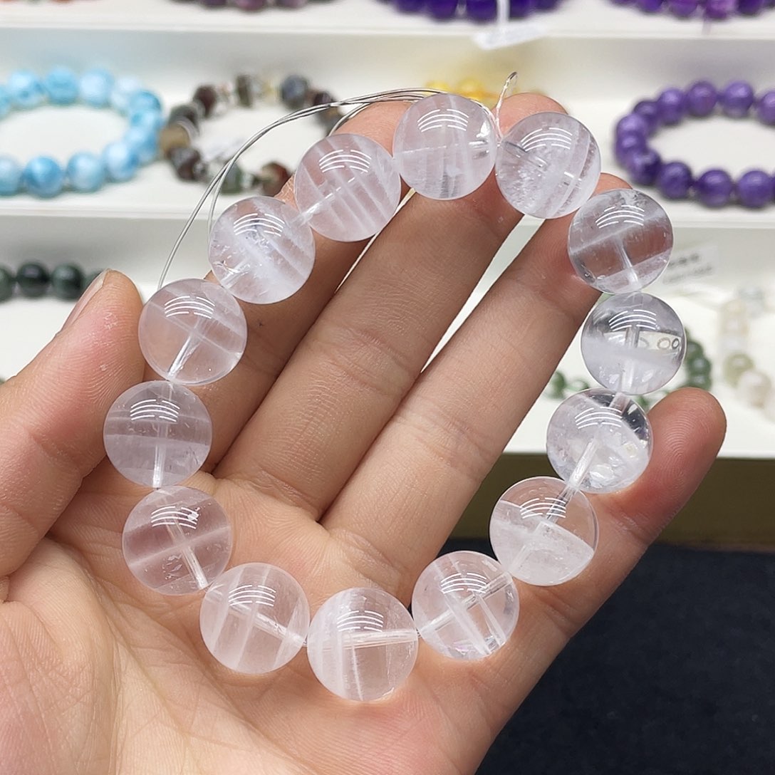 水晶手链未镶嵌婚纱白幽灵16+