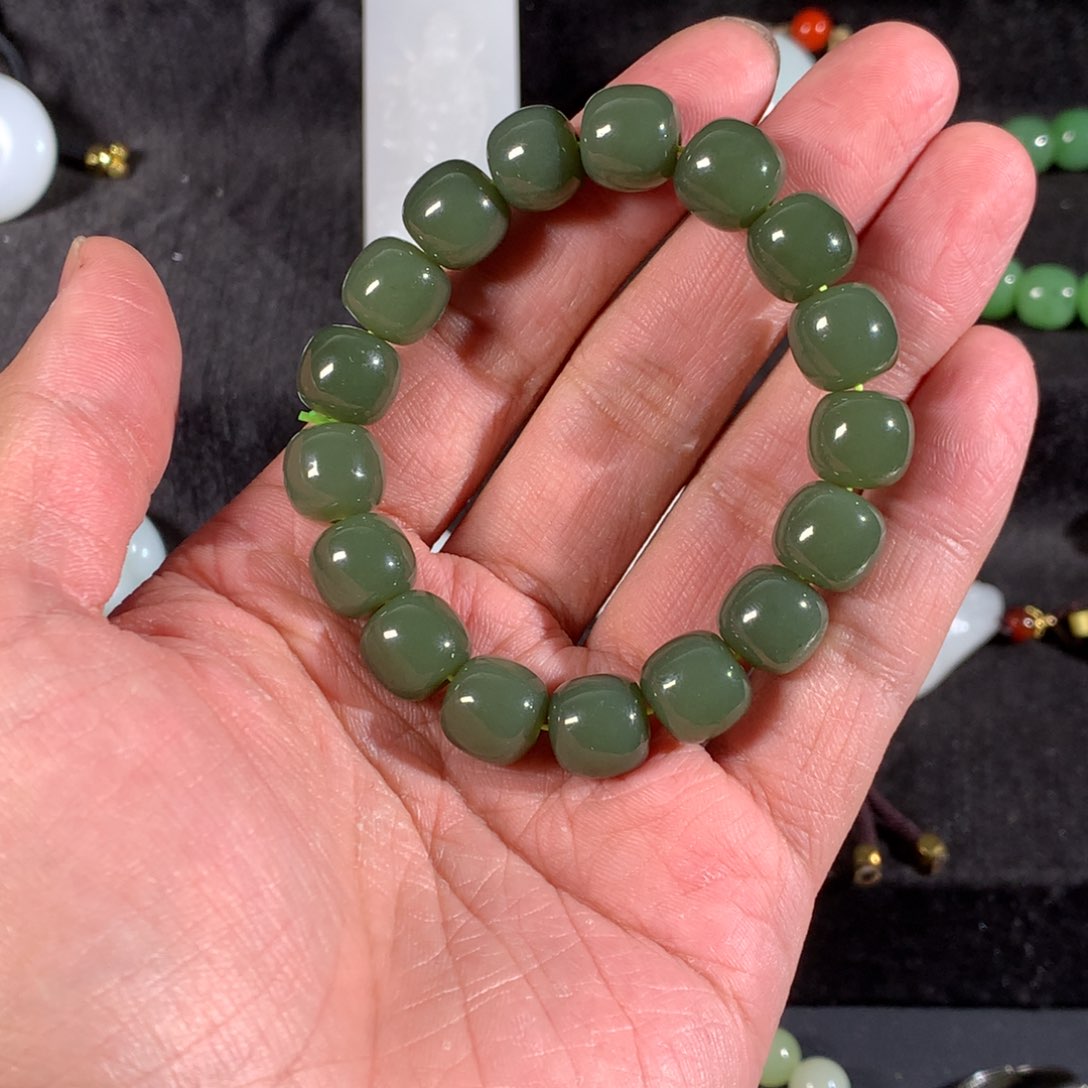 和田玉手链未镶嵌