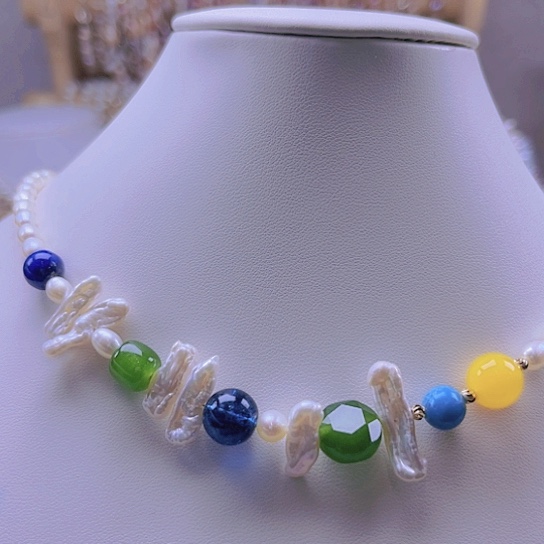 淡水珍珠手绳合金