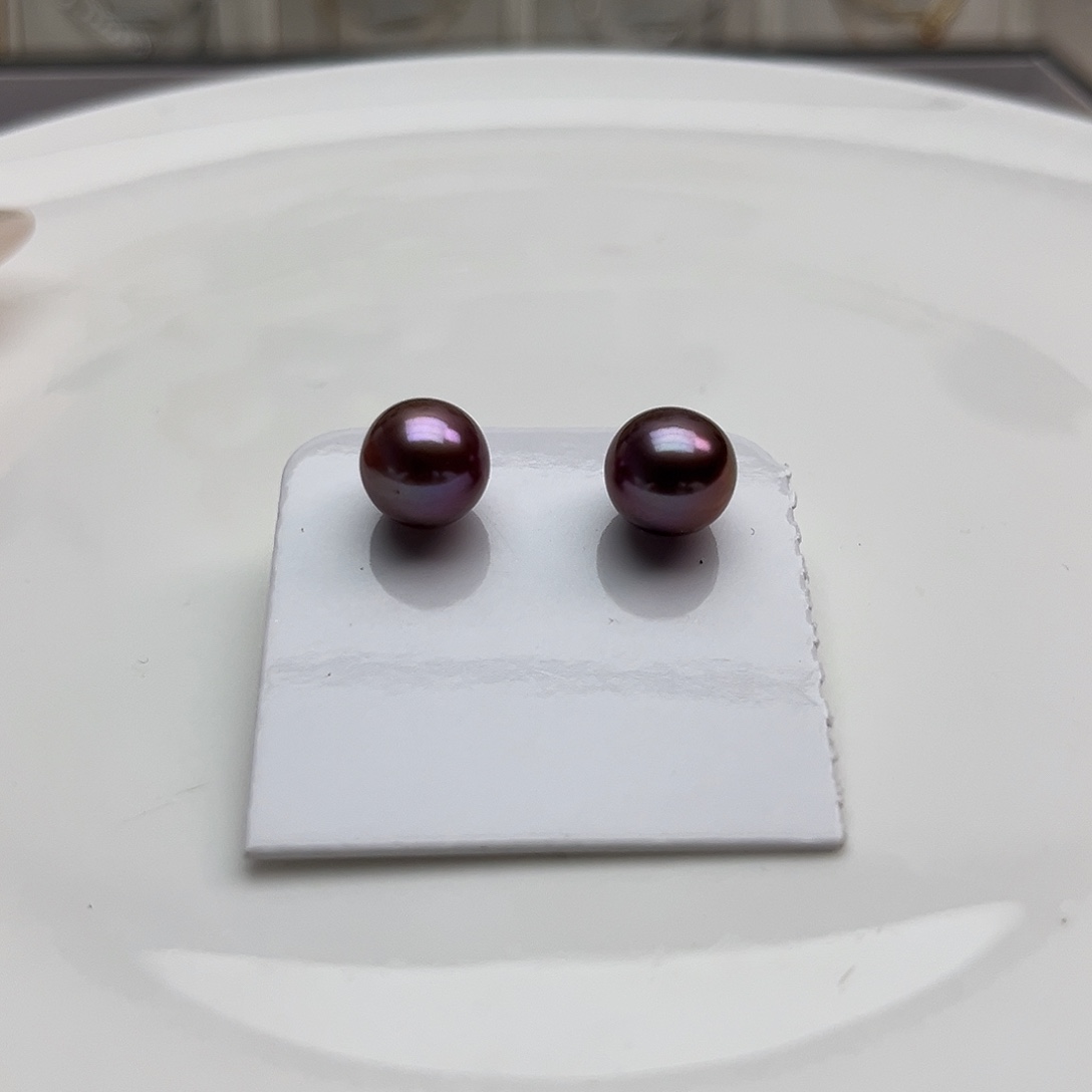 淡水珍珠耳饰未镶嵌