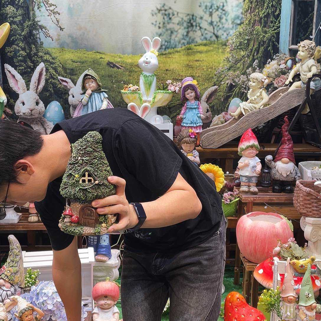 摆件花园摆件红红火火