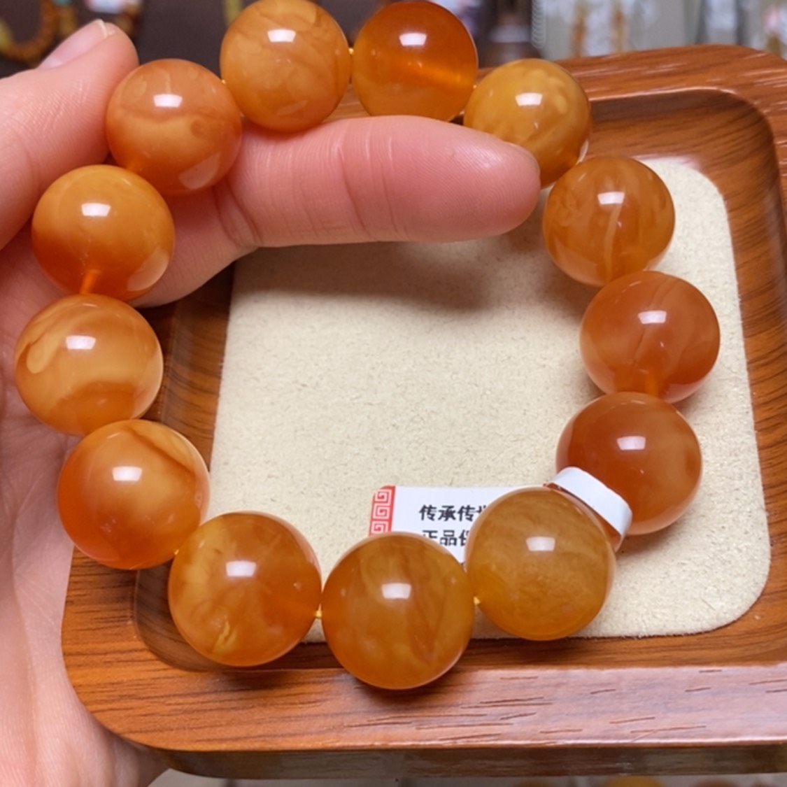 【闪购商品】手链蜜蜡未镶嵌手串