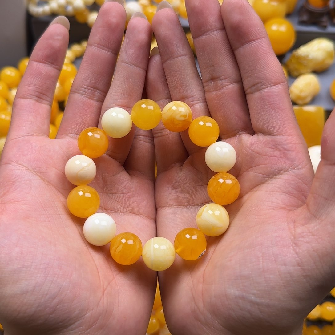蜜蜡珠宝奇石未镶嵌15mm