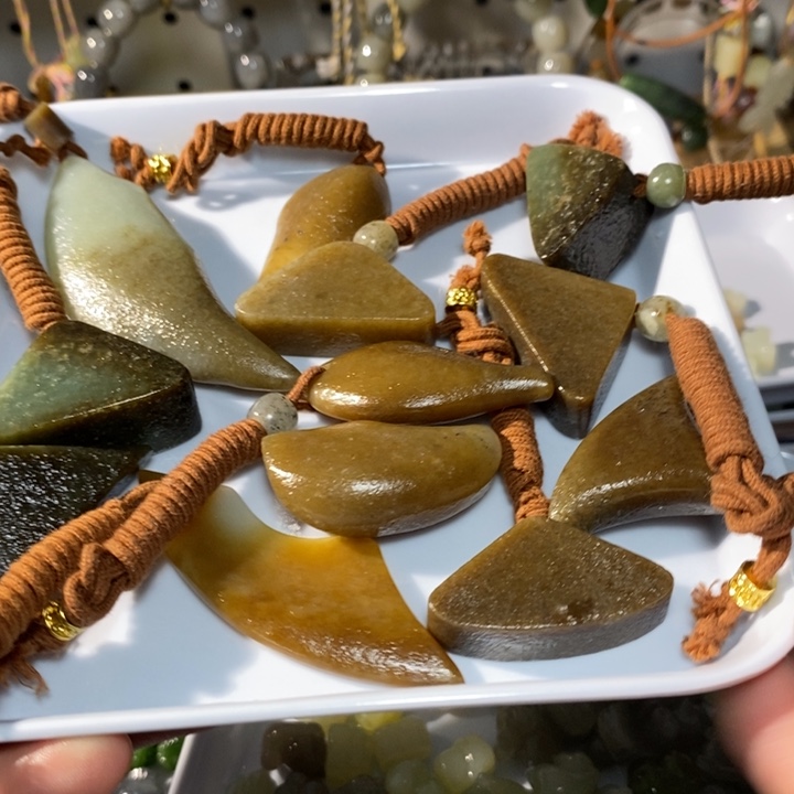 和田玉未镶嵌手链微瑕发1打包528