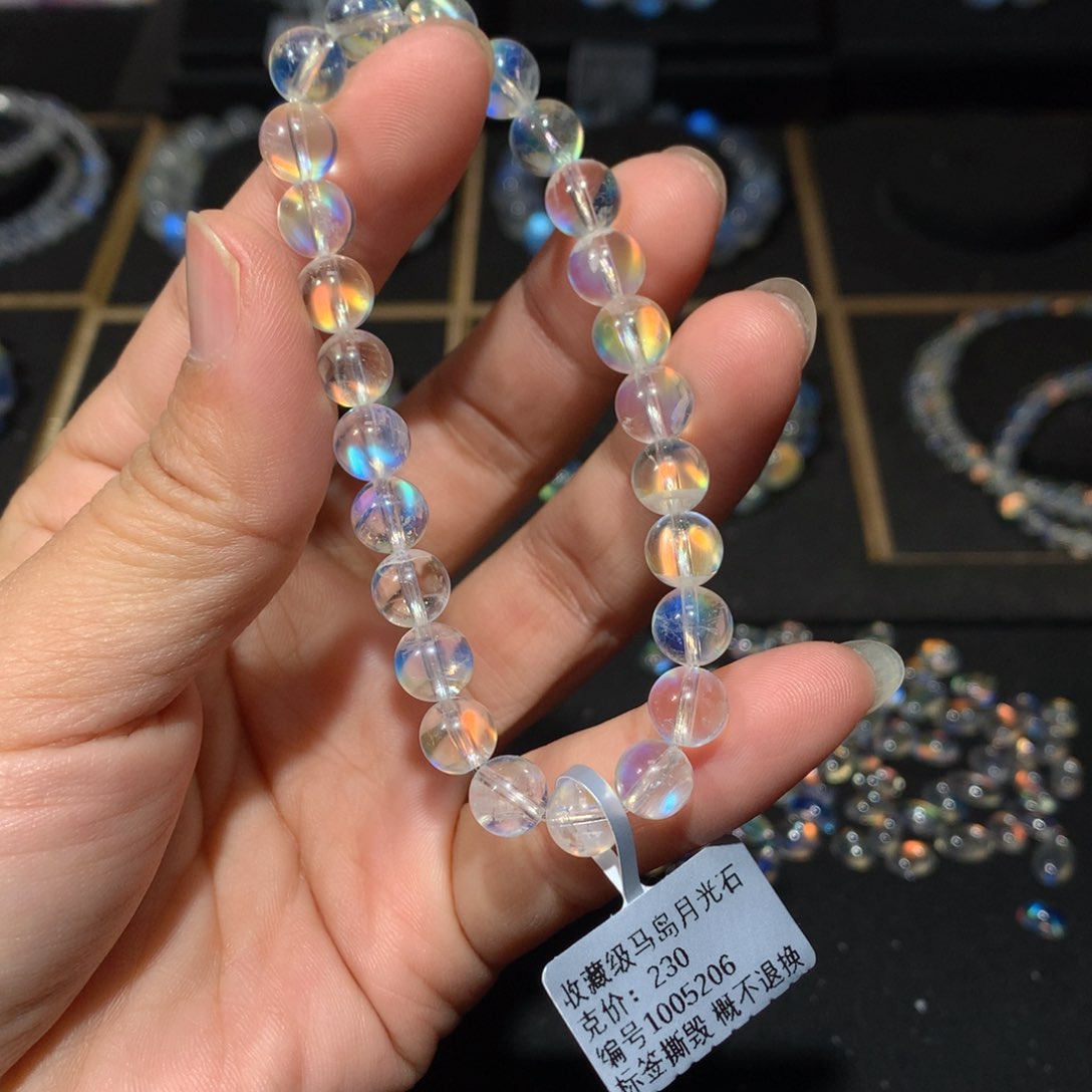 月光石手链7.5未镶嵌