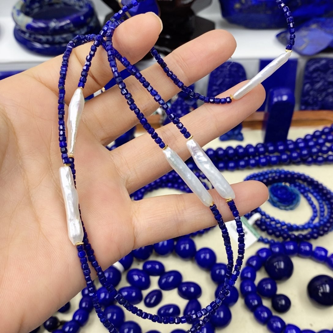 青金石颈饰未镶嵌