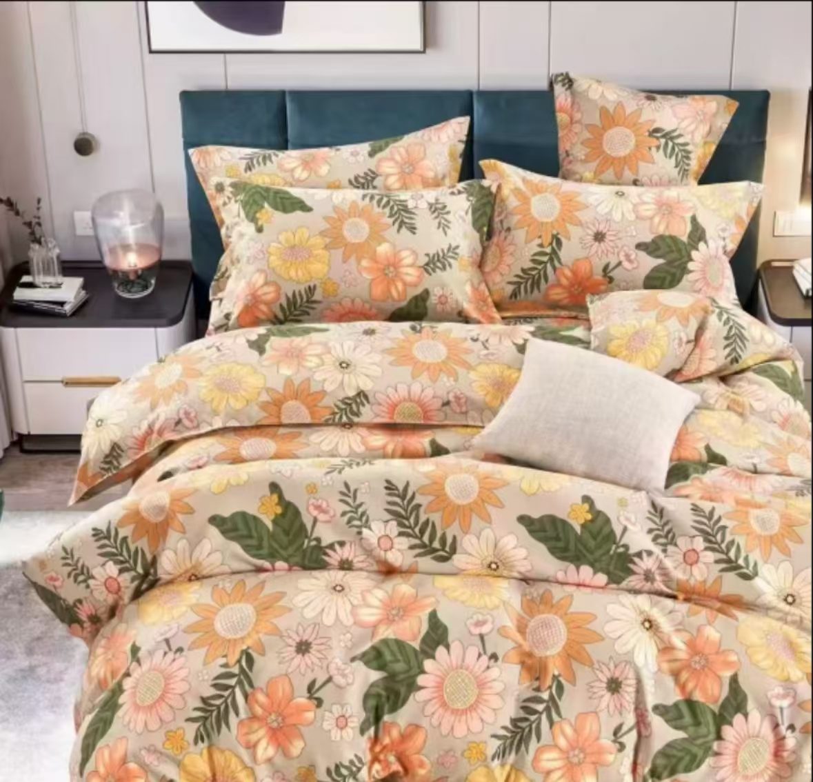 【精工印花-花仙子枕套】加厚印花双人通用枕套