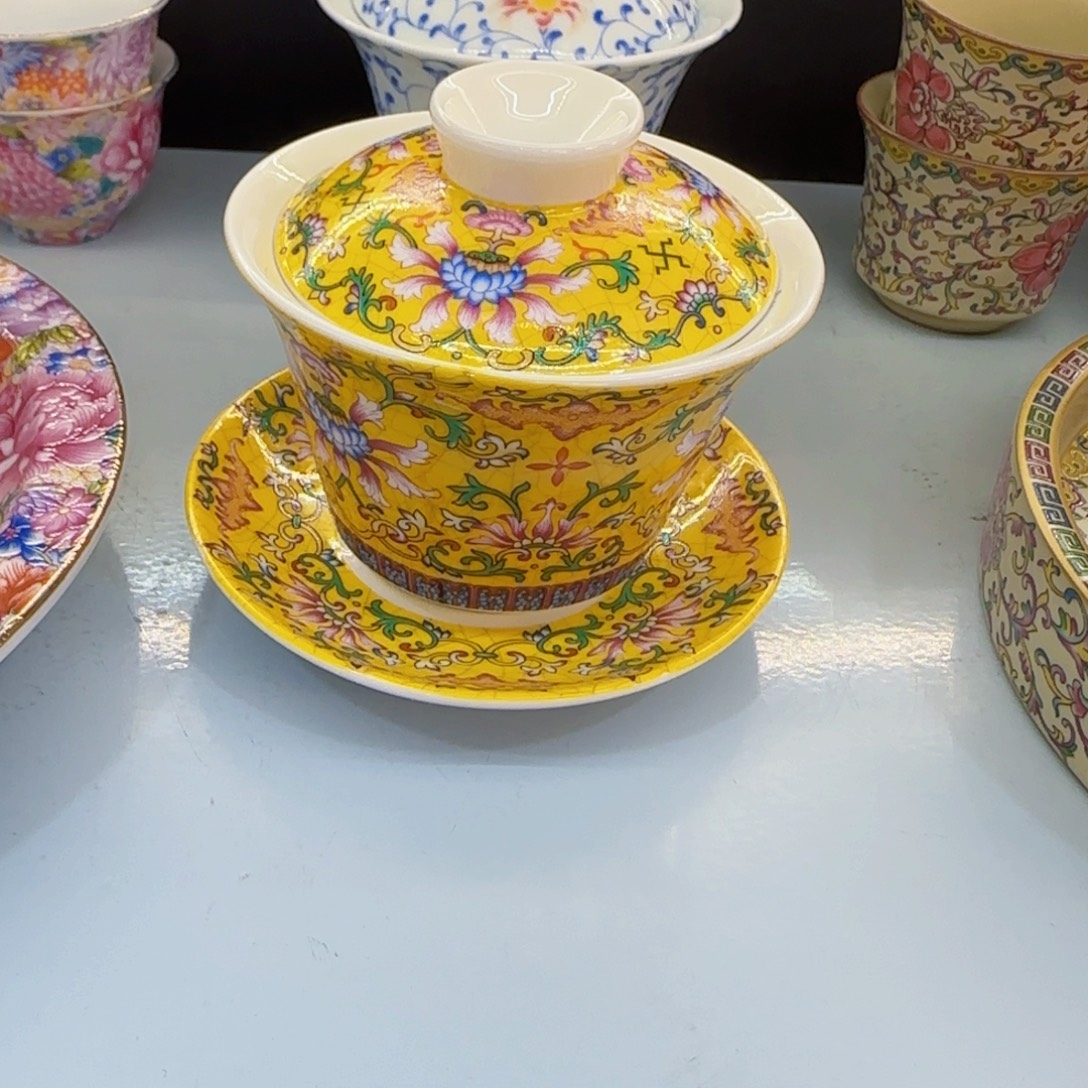 这些盖碗真好看！！！