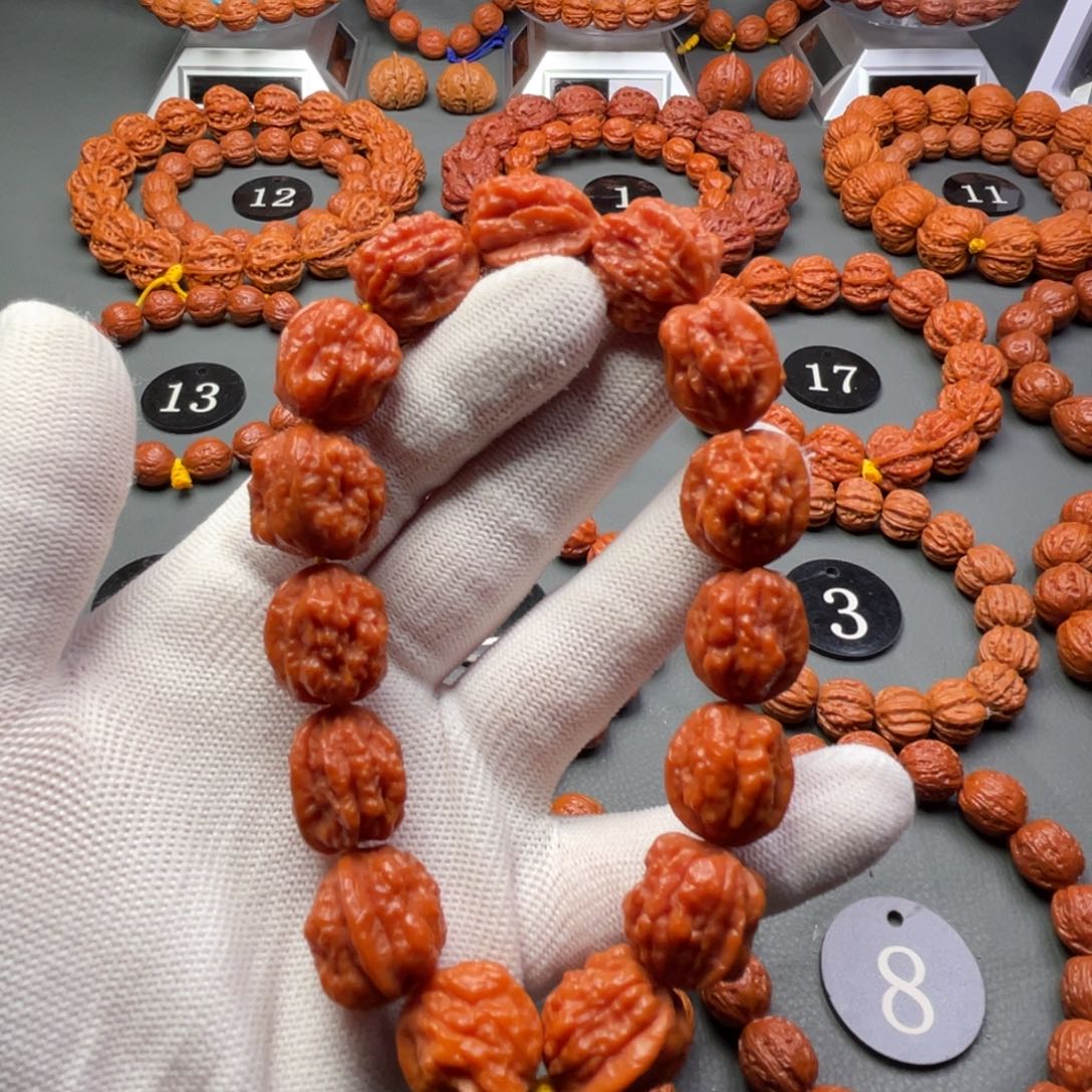 手串文玩核桃野生核桃嵩山蛤蟆头秋子手持