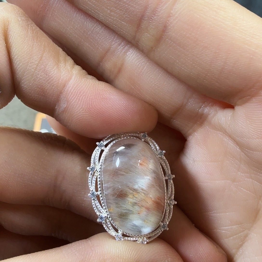 刘***儿水晶银S925镶嵌珠宝半成品