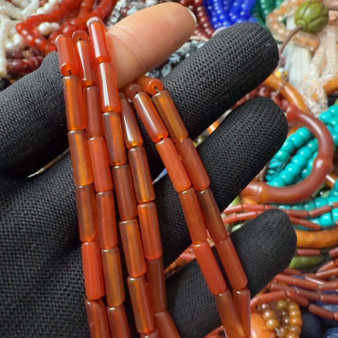 聚***堂玛瑙/玉髓未镶嵌颈饰