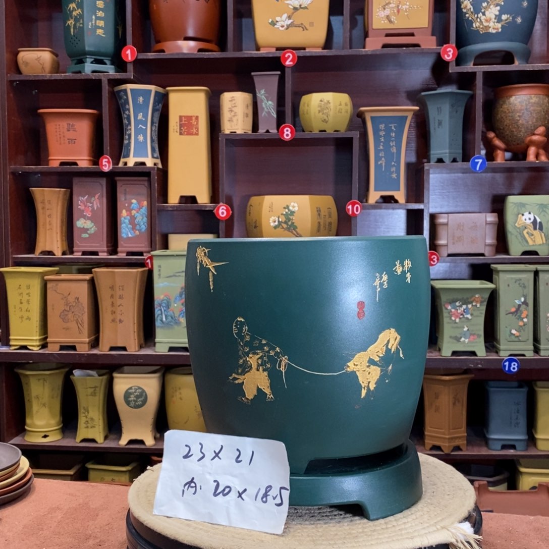 紫砂花盆紫砂艺术