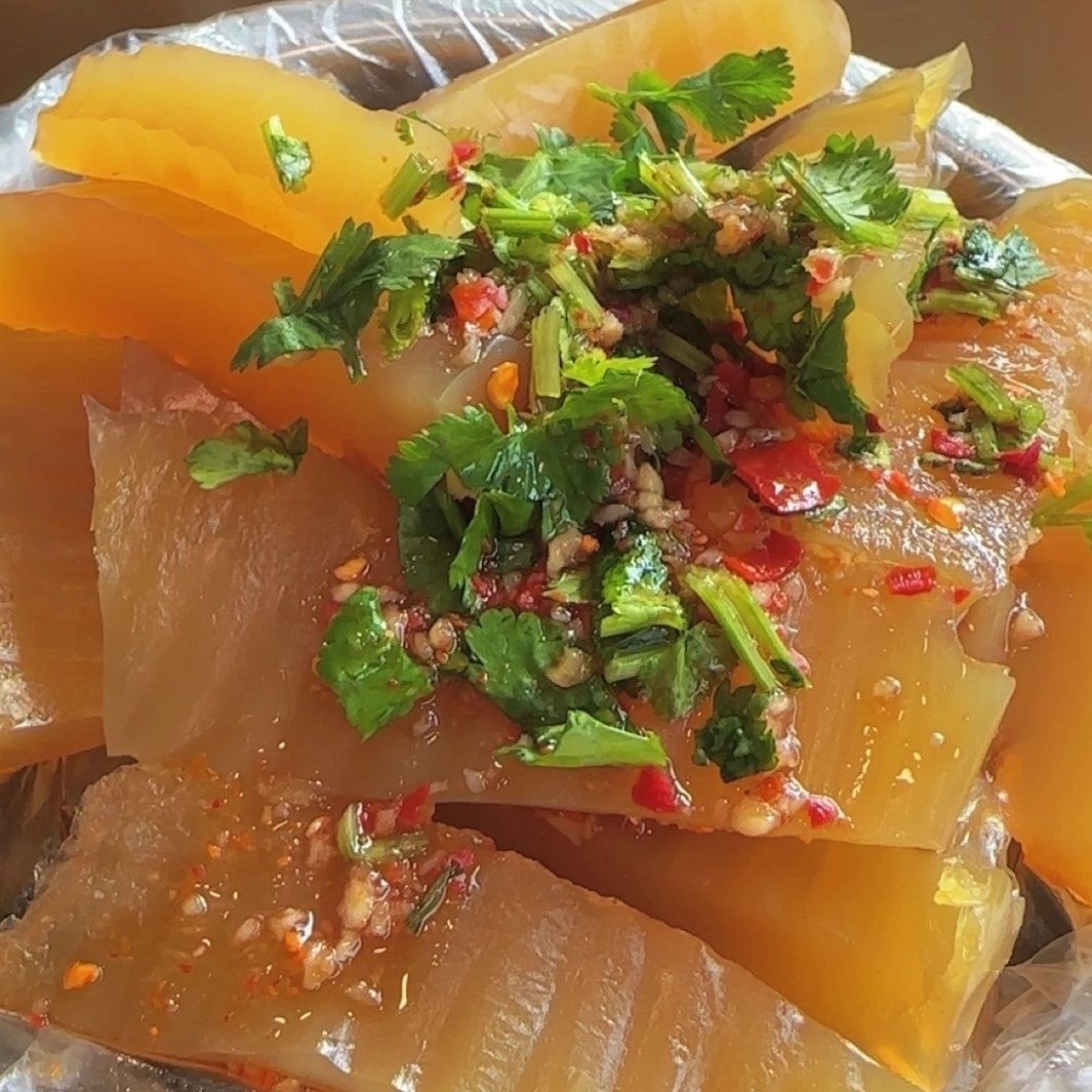 连云港特产灌云绿豆凉粉纯现做现发新鲜即食
