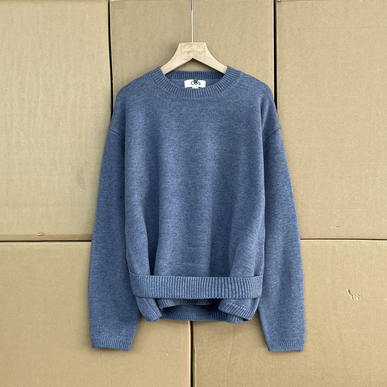 非沅！！C哦S家！！ 标准版型腰带细节毛衣加厚 针织织衫2025冬季新品
