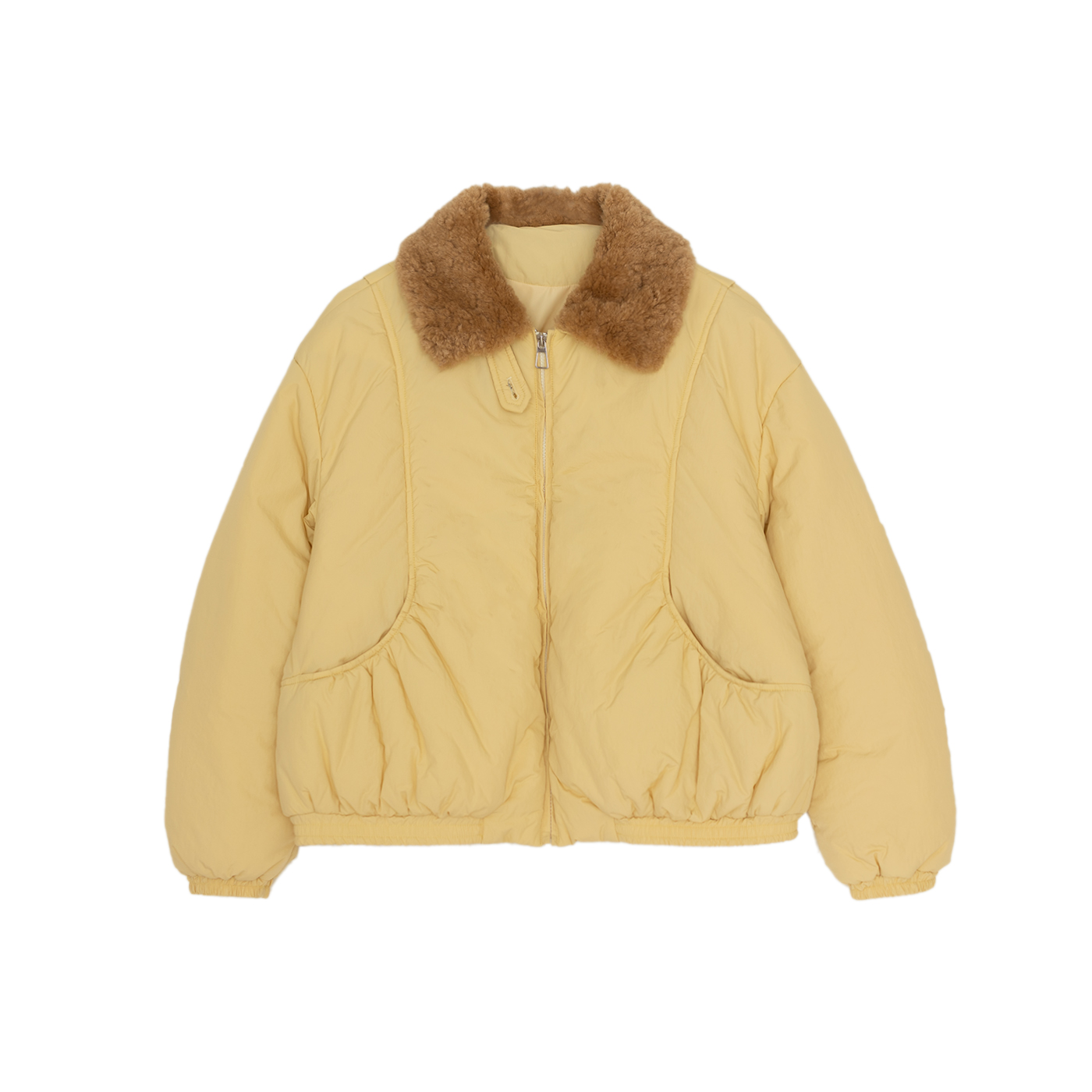 【VOG原创】衣长58-60保暖带毛领休闲百搭通勤棉服女装D251650