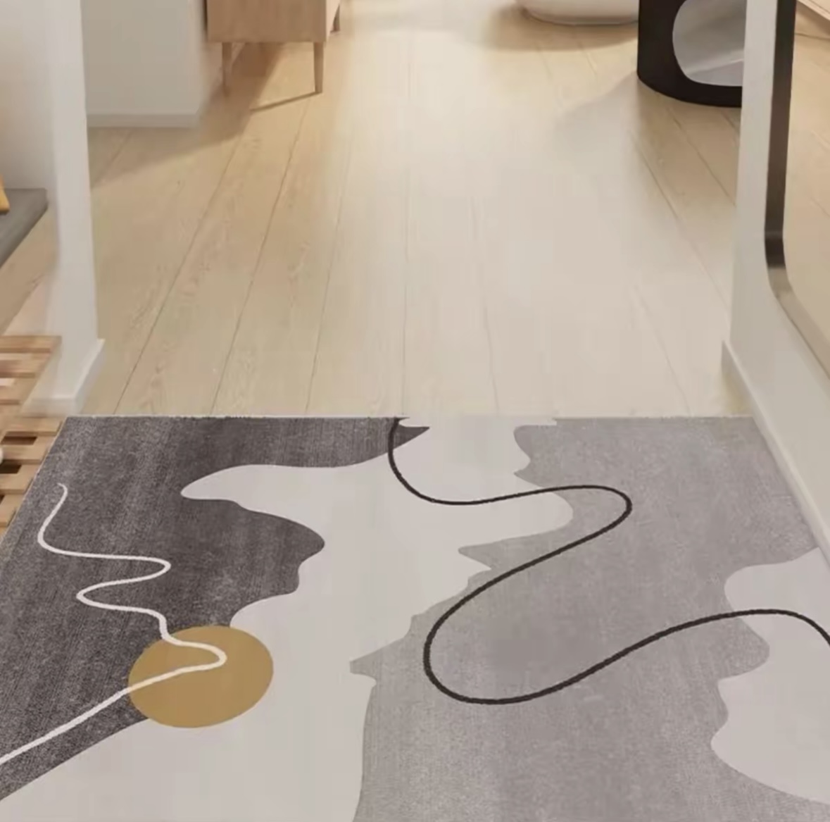 Z267-【80*120cm】硅藻泥入户门可裁剪吸水防滑耐脏卫生间通用门垫