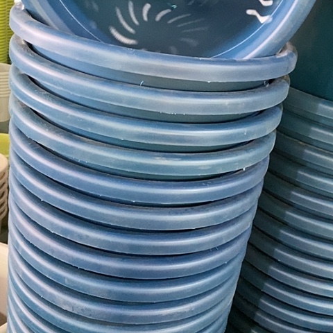 树脂四季8号藏青无托3个