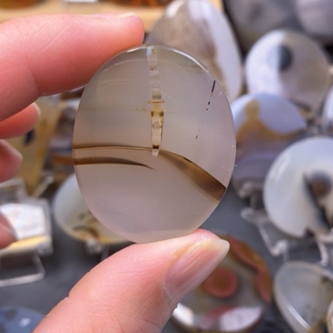 玛瑙/玉髓吊坠(不含链)未镶嵌