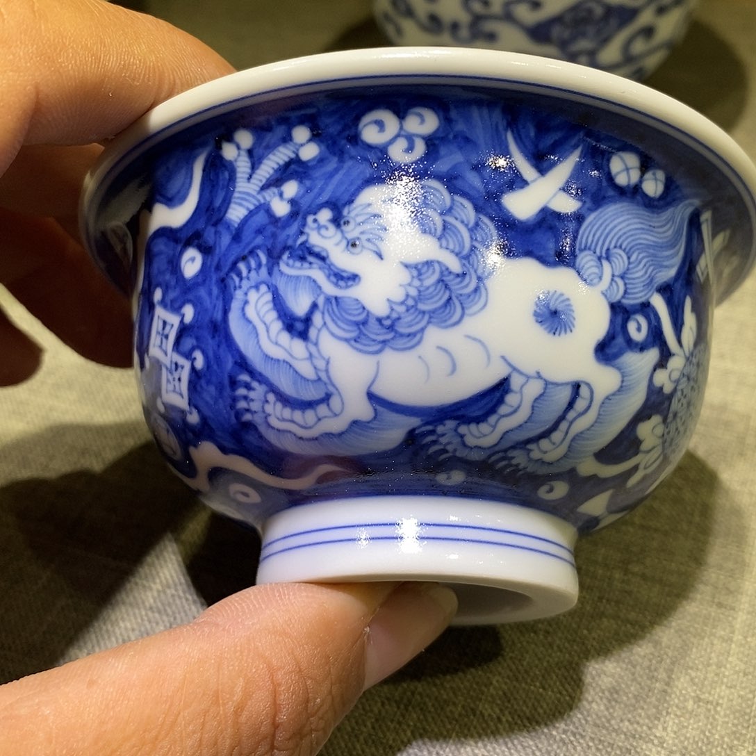 杯枪***瑰景德镇高温还原陶瓷