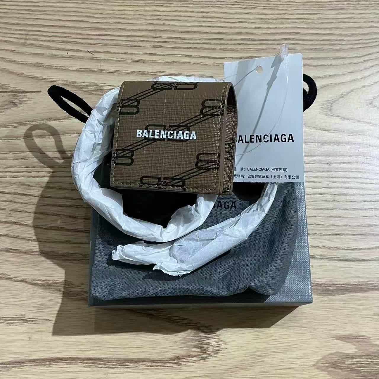 未使用 Balenciaga/巴黎世家 （pm）挂绳耳机包 全新原盒/8889