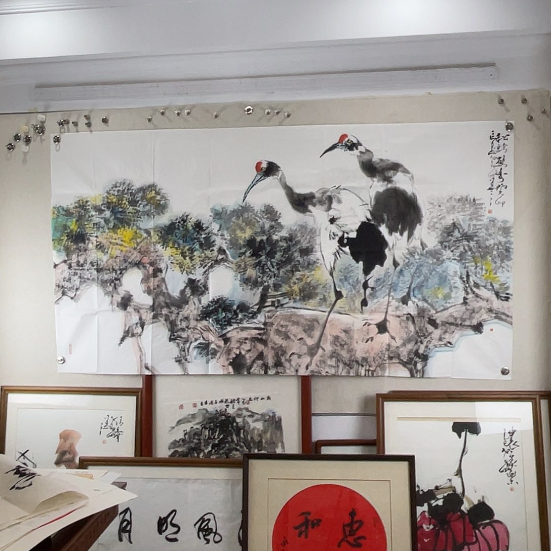 雲***天书法骆孝敏大六尺