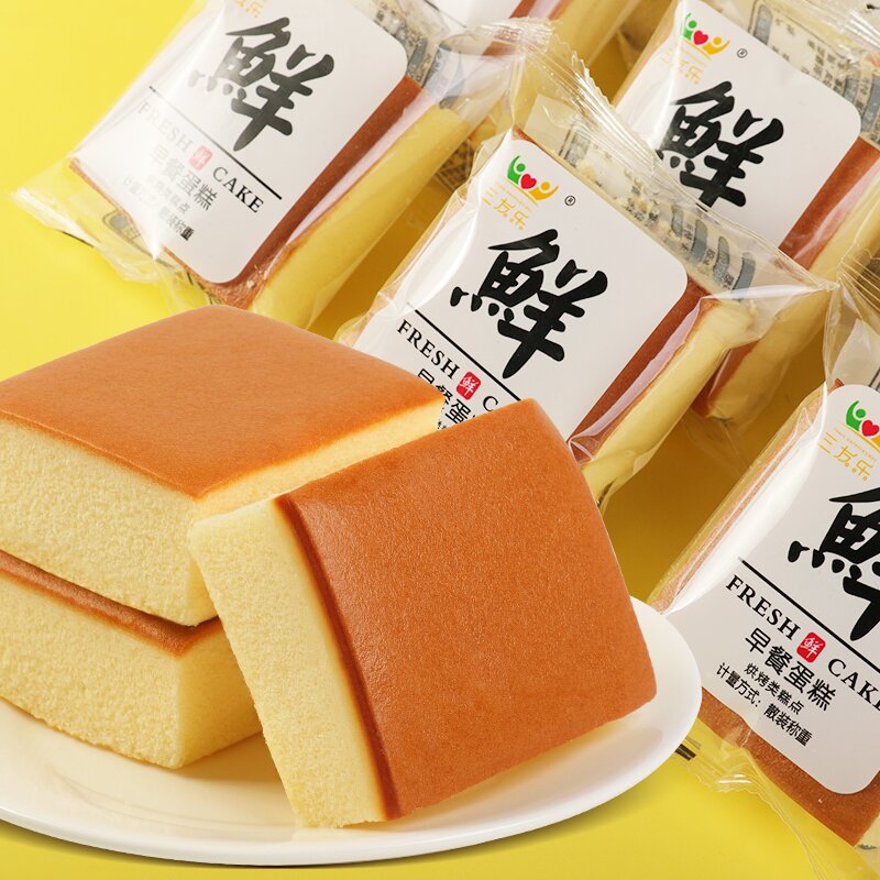 【试吃两块】营养早餐鲜蛋糕手工鲜奶鸡蛋糕点零食含箱包邮