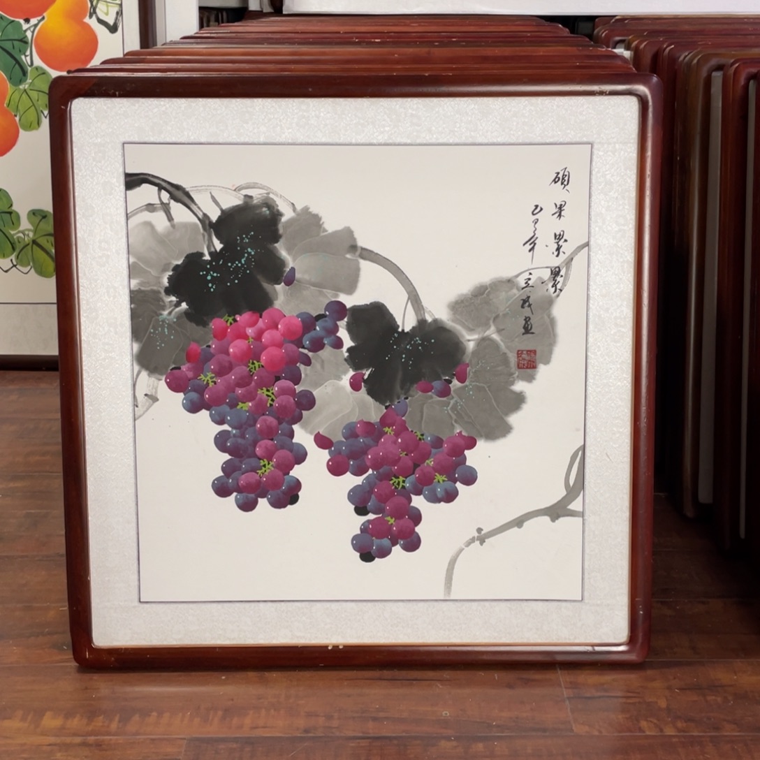 国画带框尺寸63*63厘米