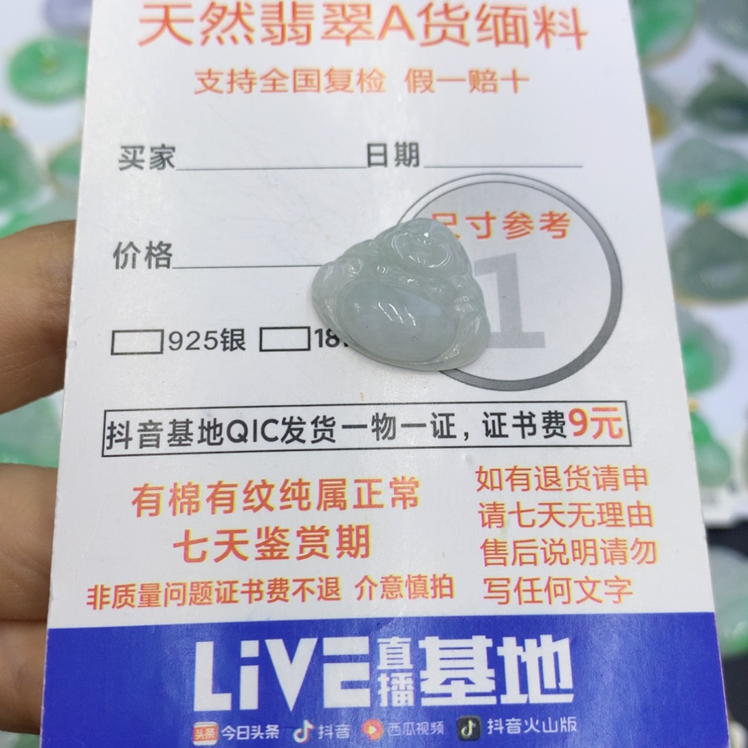 翡翠颈饰未镶嵌翡翠