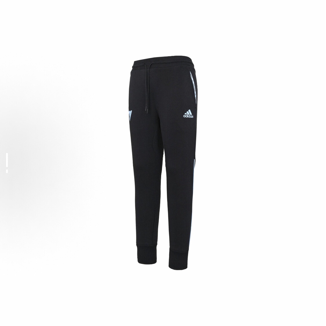 adidas Trae Pant 篮球训练束脚运动长裤 青少年款黑色 HC2423