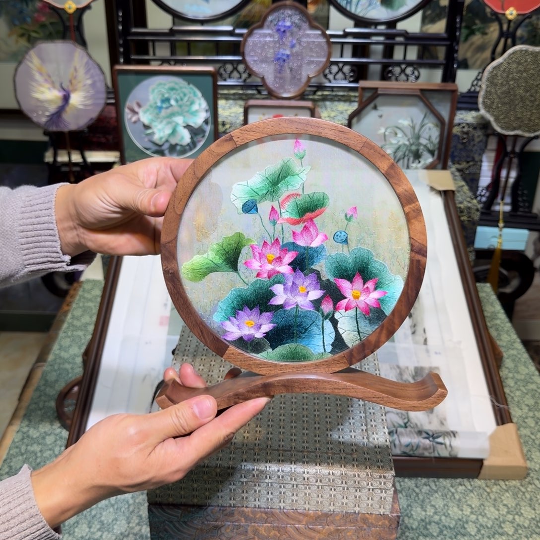 刺绣手工苏绣工艺制作技艺精湛