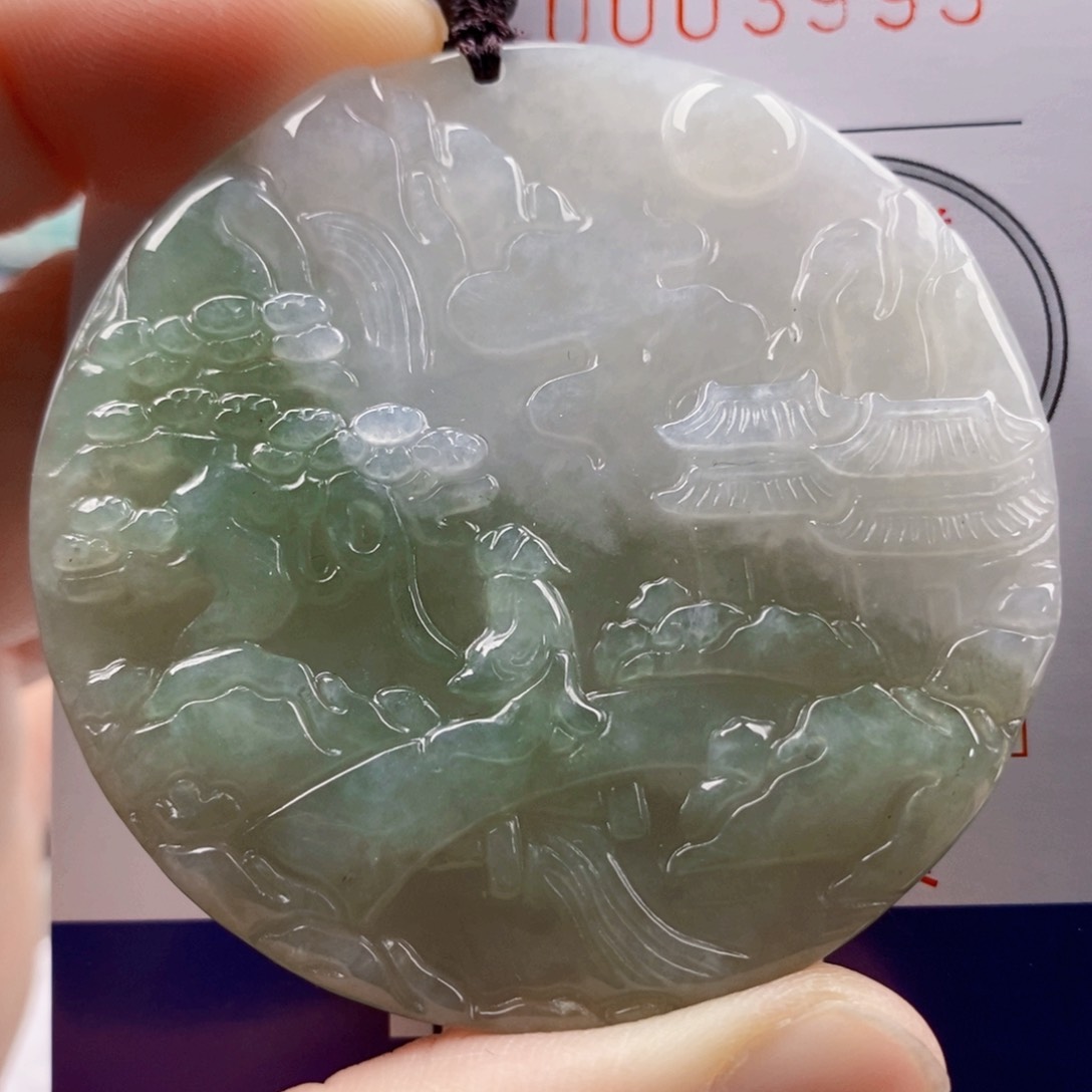 翡翠吊坠(不含链)未镶嵌