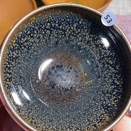 茶盏龙窑柴烧油滴钵钵器型9.4口径