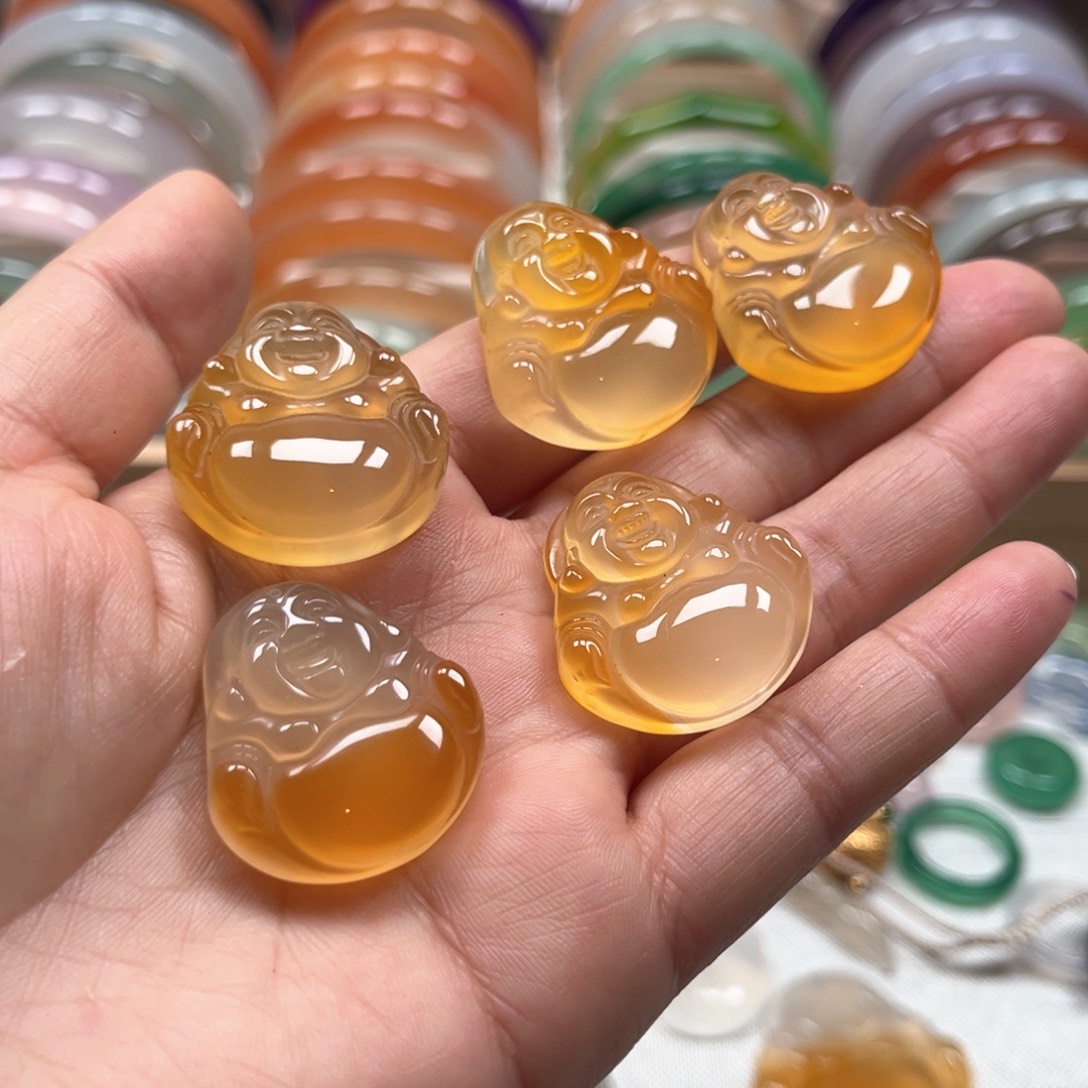 玛瑙/玉髓手镯未镶嵌笑****1