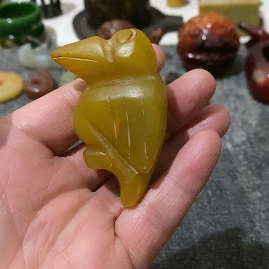 白玉菩提吊坠吊坠