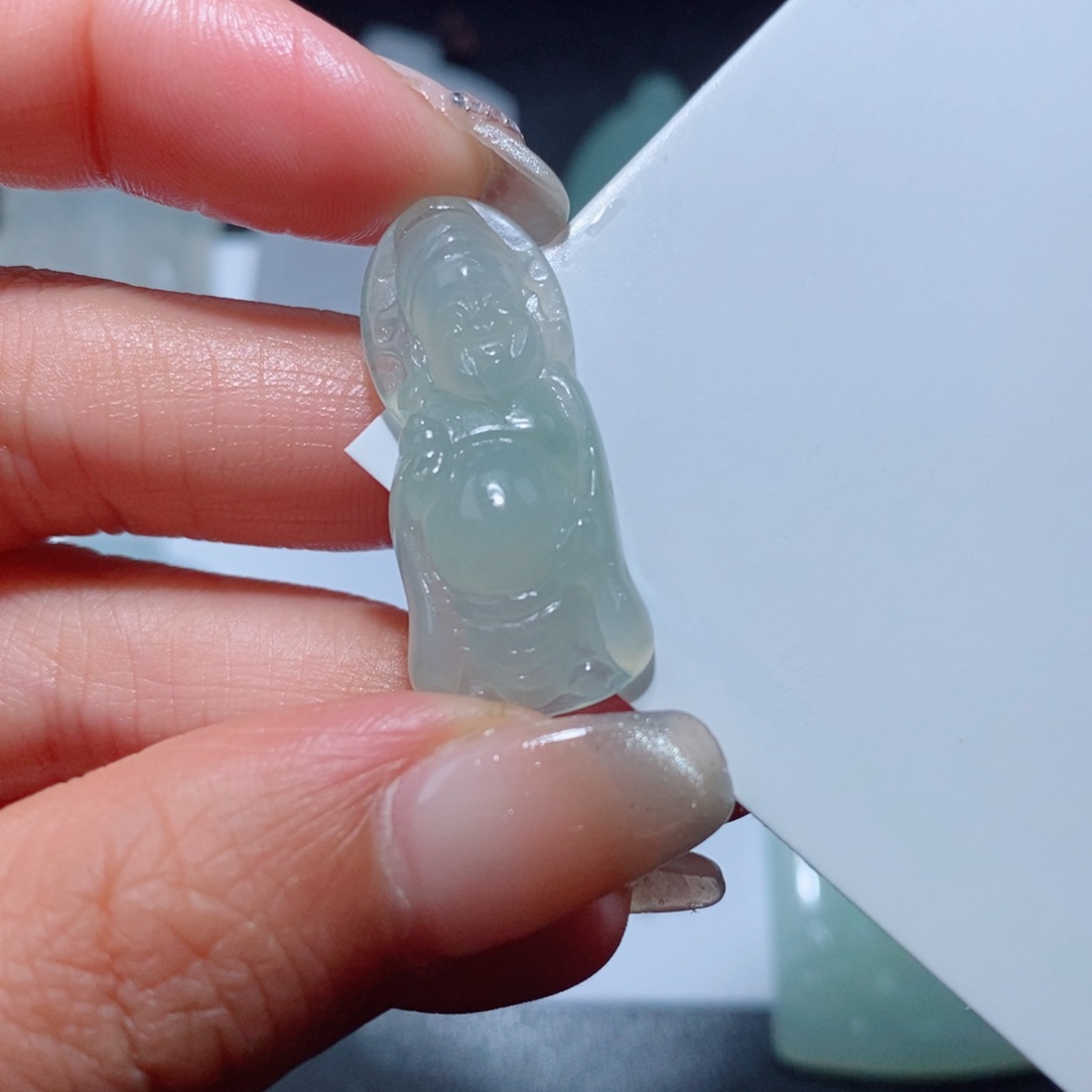 定制翡翠未镶嵌定制吊坠