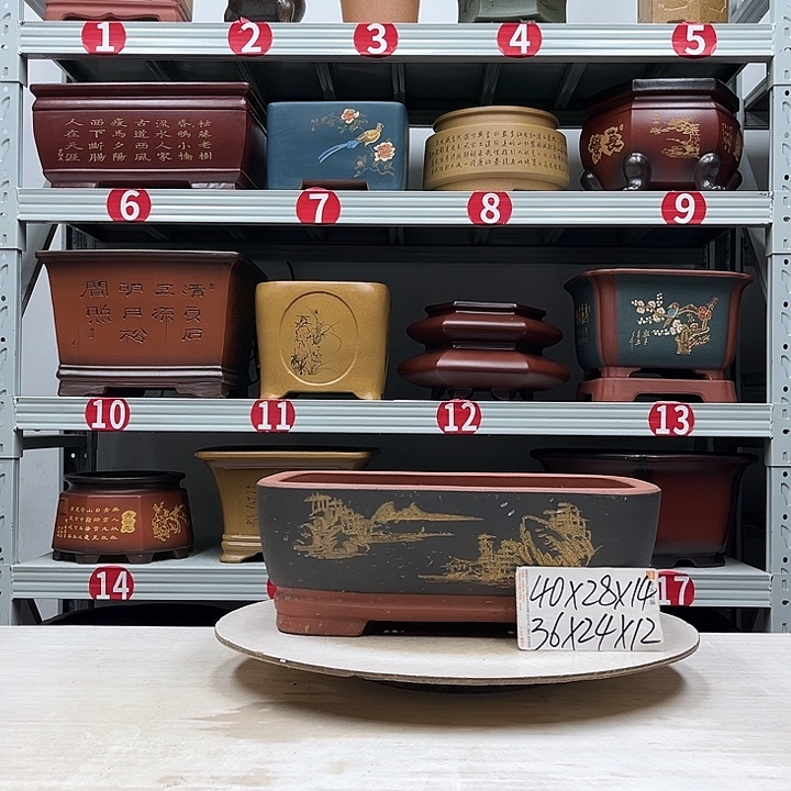 紫砂花盆紫砂花盆