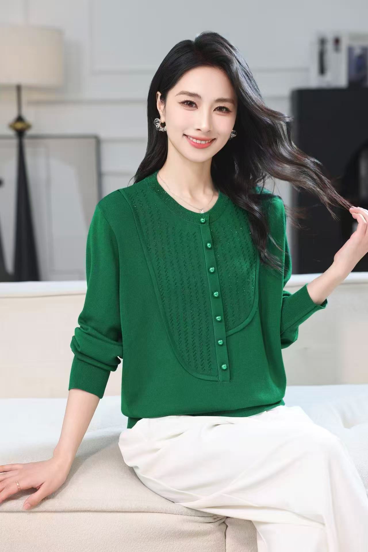 歆御毛针织时尚百搭衫2346