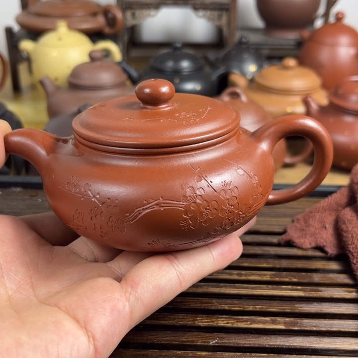 紫砂茶壶原矿紫砂半手工制作