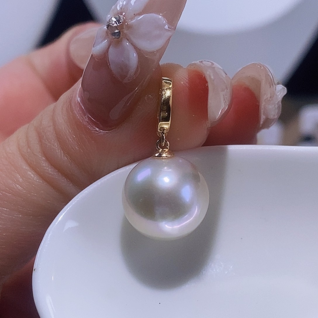 淡水珍珠颈饰银S925镶嵌