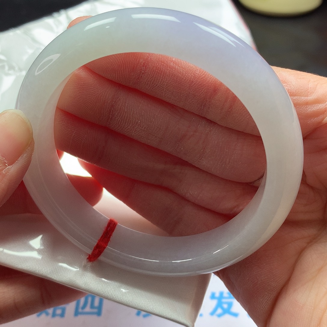 翡翠手镯未镶嵌兔*58圈