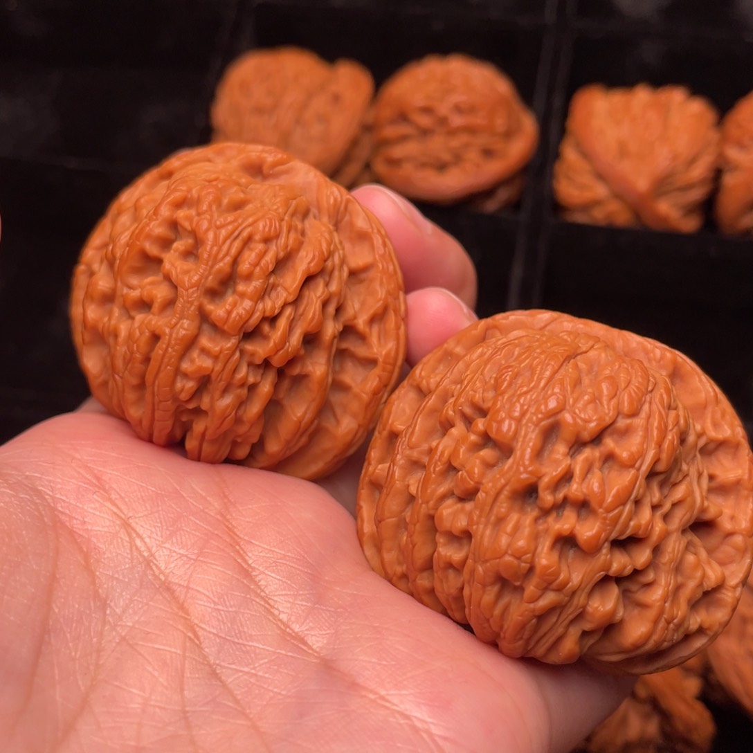 文玩核桃把件秦岭核桃文玩核桃