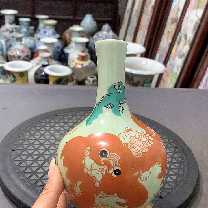 摆件陶博古架陶瓷摆件